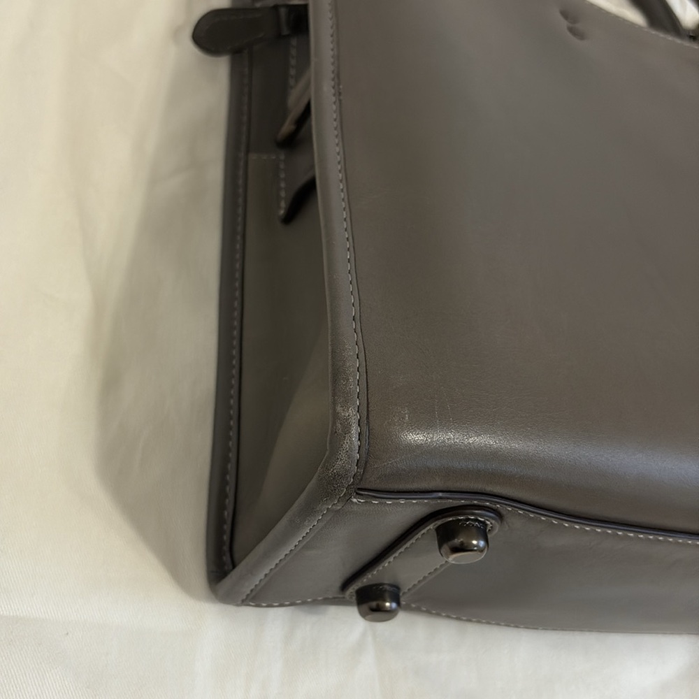 Coach Gray Rogue Brief with Professional Aesthetic - Picture 12 of 16